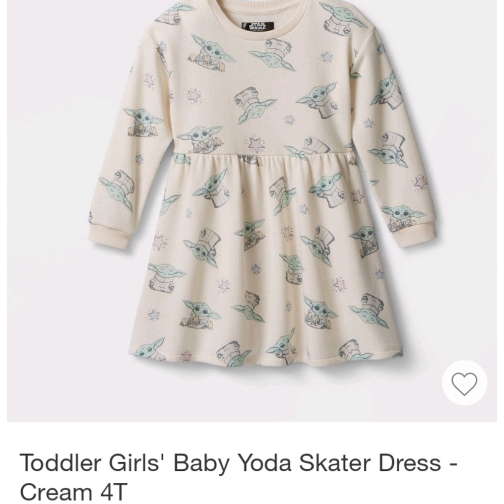 Baby Yoda Girls Dress